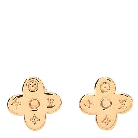 louis vuitton fast flower strass stud earrings|louis vuitton earrings studs.